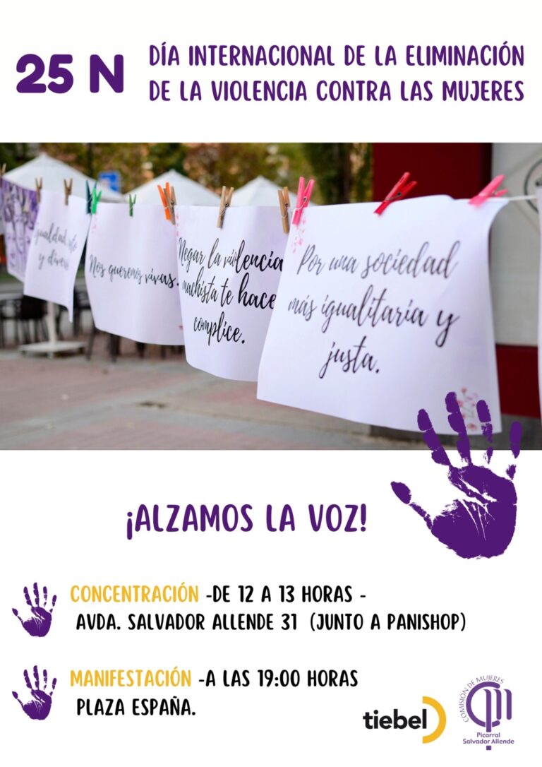 25 N, Día Internacional de la eliminación de la violencia contra las mujeres