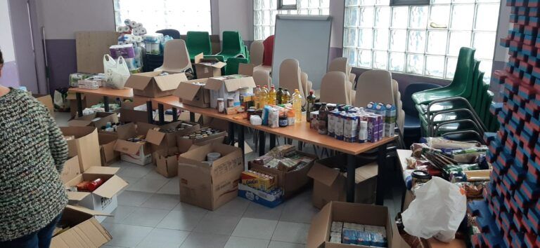 Impresionante respuesta para la recogida de alimentos para los danmificados por la DANA en Valencia