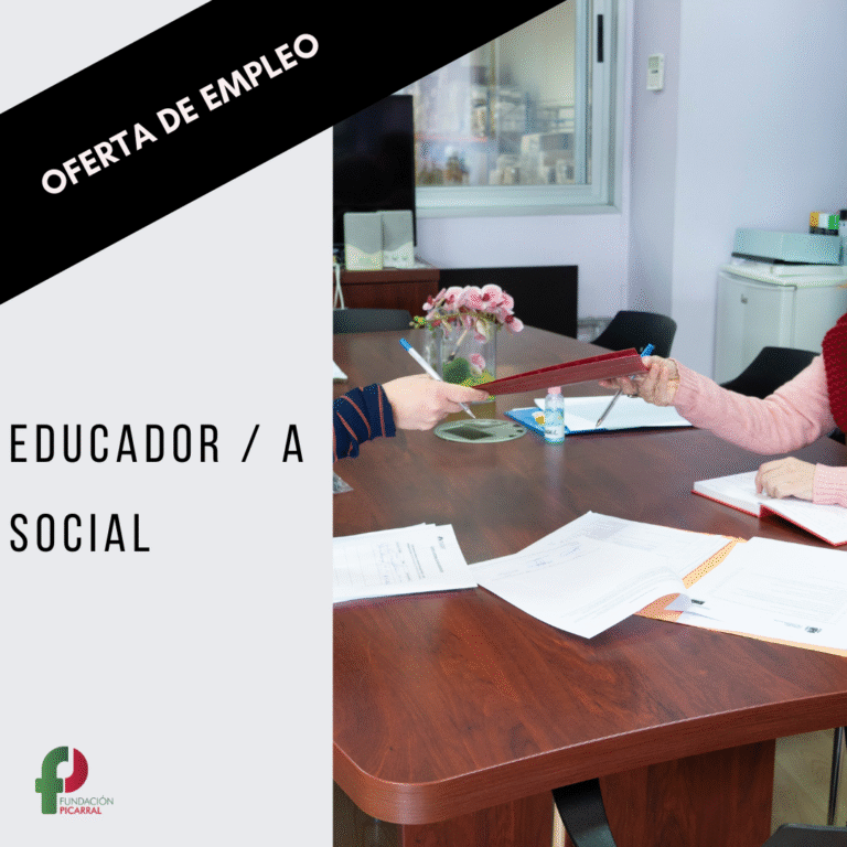 Oferta de empleo Educador Social Fundación Picarral