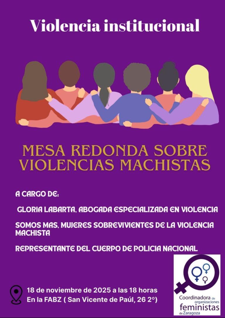 MESA REDONDA SOBRE VIOLENCIAS MACHISTAS