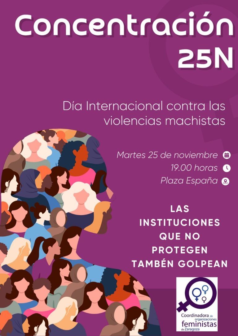 25 y 26 noviembre, actos programados para el día internacional contra la violencia machista