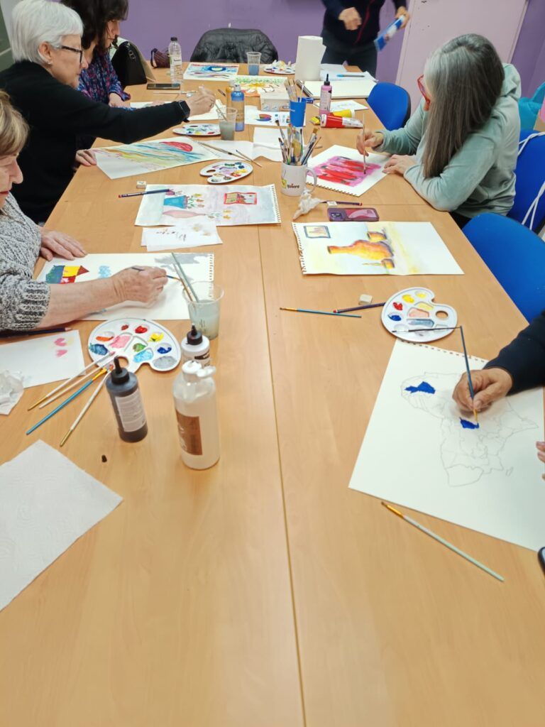 Ya ha comenzado el taller de expresión creativa.